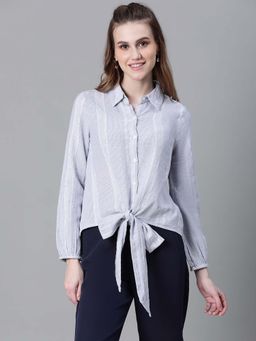 Oxolloxo - Blue Stripes Regular Fit Shirt