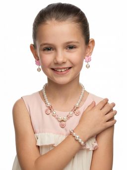 Carlton London - Shell And Pearl Jewellery Set
