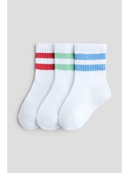 H&M - Unisex Green 3-Pack Socks