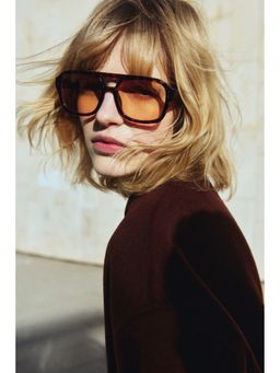 H&M - Women Brown Aviator-Style Sunglasses
