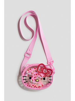 H&M - Girls Pink Appliqued Crossbody Bag