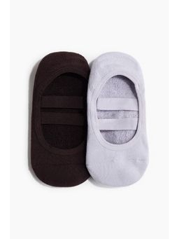 H&M - Women Red 2-Pack Pilates Socks