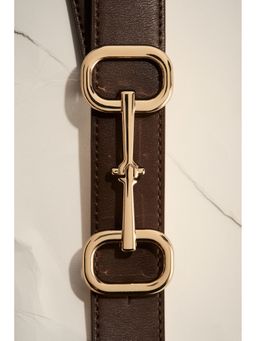 H&M - Women Brown Coated Belt