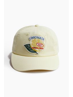 H&M - Women Yellow Cotton Twill Cap