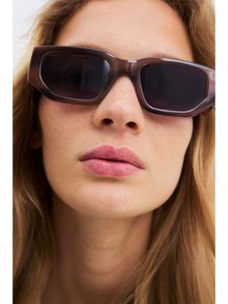 H&M - Women Brown Rectangular Sunglasses