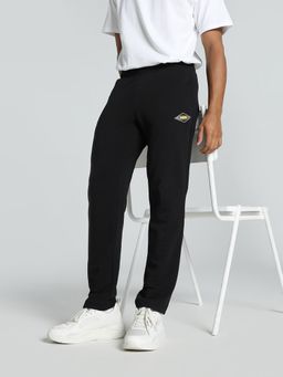 Puma - Graphic FT op Men's Black Trackpants