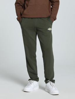 Puma - Graphic FT op Men's Green Trackpants
