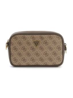 Guess - Beige Polyurethane Printed Men Cross Body Bag
