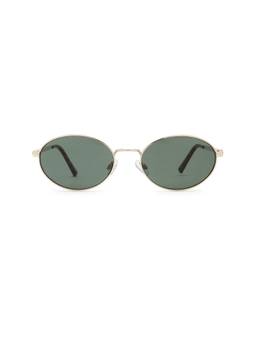 AIRE - Men's Lightweight Metal Round Sunglasses Gold