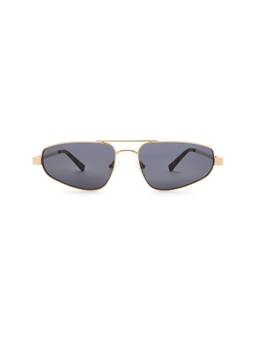 Le Specs - Treasure Men's Metal Pilot Sunglasses Gold