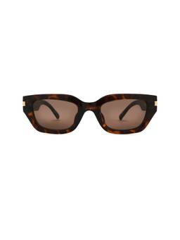 Le Specs - Cubito Men's Acetate Frame Square Sunglasses Tort & Brown Mono