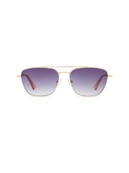 Le Specs - Diametric II Men's Metal Pilot Sunglasses Gold