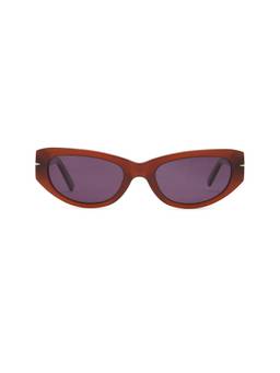 SAD Eyewear - Bleach Polarized Men's Acetate Sunglasses Tobacco & Plum