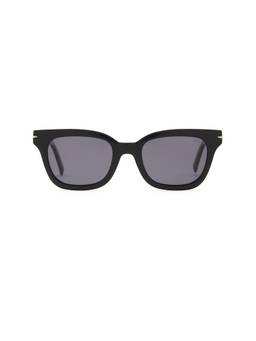 SAD Eyewear - Noir Men's Polarised Acetate Wayfarer Sunglasses Gloss Black