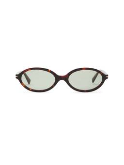 SAD Eyewear - Orchid Men's Tinted Oval Sunglasses Tortoise/Olive