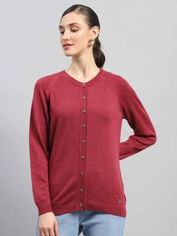 Monte Carlo - Wine Solid Cardigan