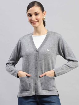 Monte Carlo - Grey Solid Cardigan