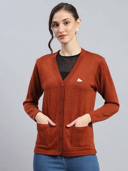 Monte Carlo - Brown Solid Cardigan