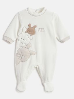 Chicco - Unisex Kids Embroidered Sleepsuit