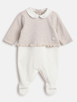 Chicco - Girls Solid Sleepsuit
