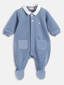 Chicco - Blue Boys Front Opening Sleepsuit