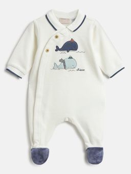 Chicco - Boys Applique Front Opening Sleepsuit