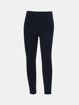Jockey Juniors - UG08 Girls Super Combed Cotton Elastane Leggings - Navy Melange