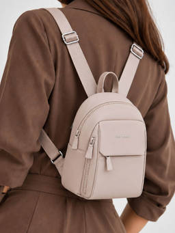 Lino Perros - Harvard Petite Beige Backpack