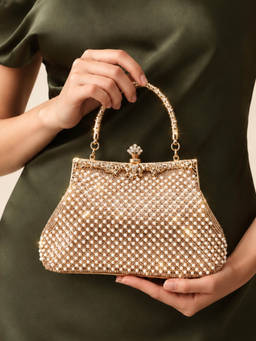 Lino Perros - Texas Elysia Rose Gold Clutch