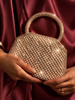 Lino Perros - Texas Maison Rose Gold Clutch