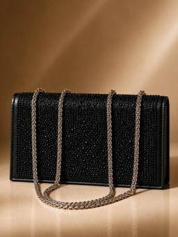 Lino Perros - Texas Aurelia Black Sling Bag with Detachable Strap