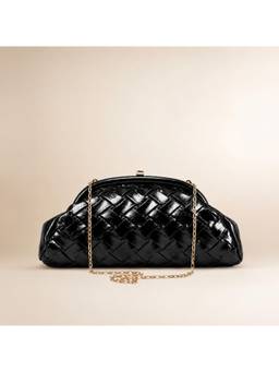Lino Perros - Texas Lana Black Sling Bag with Detachable Strap
