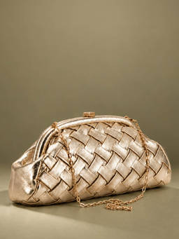 Lino Perros - Texas Lana Gold Sling Bag with Detachable Strap