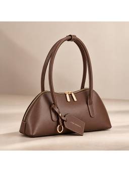 Lino Perros - Ella Arcadia Coffee Shoulder Bag