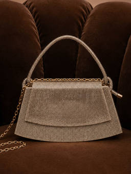 Lino Perros - Texas Grace Gold Shoulder Bag with Detachable Strap