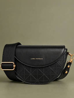 Lino Perros - Ella Luna Black Sling Bag with Detachable Strap