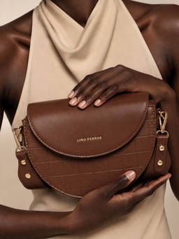 Lino Perros - Ella Luna Brown Sling Bag with Detachable Strap