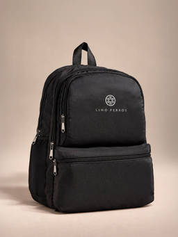 Lino Perros - Black Colored Backpack