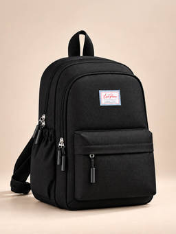 Lino Perros - Black Colored Backpack