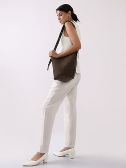 Haute Sauce - Womens The Bucket Tote Bag - Seaweed Green