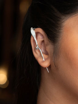 Shaya by CaratLane - 925 Silver Nimbus 2000 Earcuffs