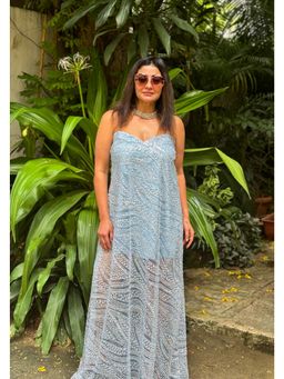 RAISHAA - Blue Calypso Maxi Dress