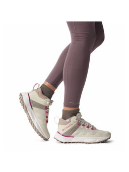 Columbia - Womens Cream Facet 75 Mid Outdry Hiking & Trekking Shoes