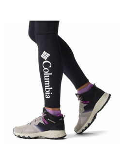 Columbia - Womens Beige & Black Peakfreak Hera Mid Outdry Hiking & Trekking Shoes