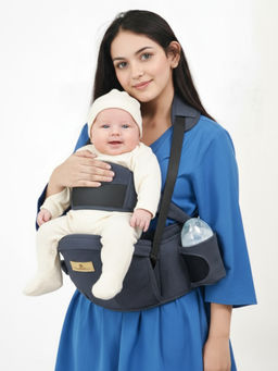 StarAndDaisy - Grey 3-In-1 Baby Carrier With Hip Seat (0-24 Months)