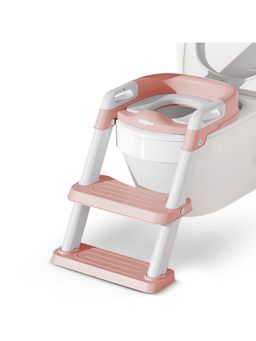BAYBEE - Pink 3 In 1 Ladda Western Toilet Potty Seat For Kids (0-3 Years)