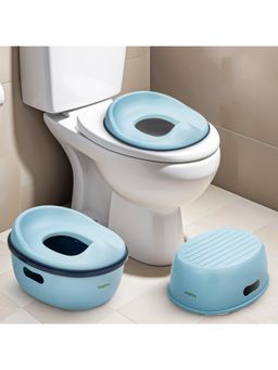 BAYBEE - Blue Baby Potty Training Seat For Kids (0-3 Years)