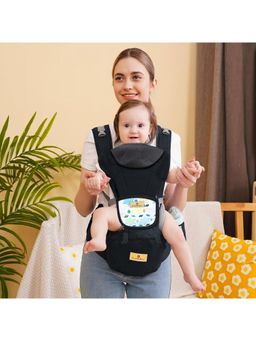 StarAndDaisy - Navy Blue 9-In-1 Adjustable Baby Carrier With Hip Seat And Phone Pocket (0-3 Years)