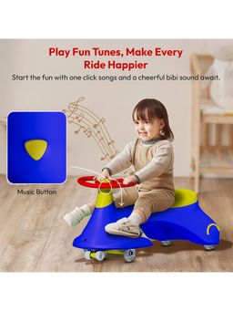 StarAndDaisy - Blue And Yellow Ride On Tricycles For Kids (2-10 Years)