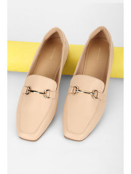 Van Heusen - Women Beige Slip Ons Loafers